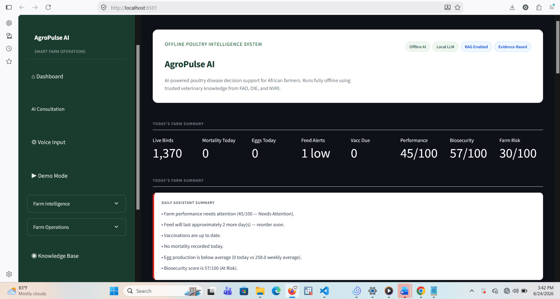 AgroPulse AI screenshot
